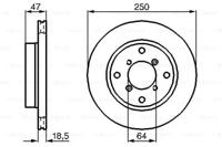 Bosch 0 986 478 540 Brake disc