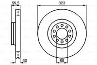 Bosch 0 986 478 575 Brake disc