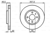 Bosch 0 986 478 639 Диск гальмівний