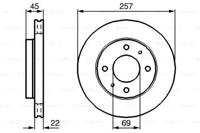 Bosch 0 986 478 673 Brake disc