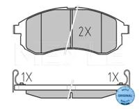Meyle 0252387914W Brake pads