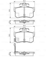 Bosch 0 986 424 568 Brake pads