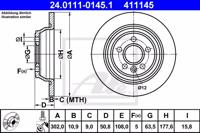 Ate 24.0111-0145.1 Диск тормозной Ate 24.0111-0145.1 Диск тормозной