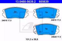 Ate 13.0460-5639.2 Brake pads