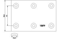 Textar 1587906 Колодки тормозные
