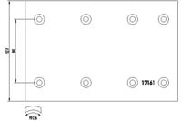 Textar 17161 Brake pads