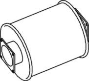 Dinex 40300 Средний конечный глушитель ог Dinex 40300 Средний конечный глушитель ог