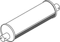 Dinex 40305 Середній кінцевий глушник ог Dinex 40305 Середній кінцевий глушник ог