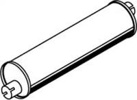 Dinex 44365 Середній кінцевий глушник ог