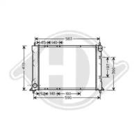 Diederichs 8130119 Радіатор охолодження двигуна