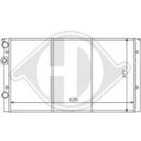 Diederichs 8138128 Радіатор охолодження двигуна
