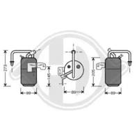 Diederichs 8140401 Осушувач кондиціонера Diederichs 8140401 Осушувач кондиціонера