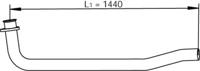 Dinex 47161 Випускна труба відпрацьованих газів Dinex 47161 Випускна труба відпрацьованих газів