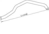 Dinex 47163 Exhaust pipe