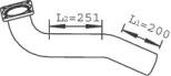 Dinex 47184 Exhaust pipe