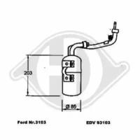 Diederichs 8146501 Осушувач кондиціонера Diederichs 8146501 Осушувач кондиціонера
