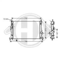 Diederichs 8146503 Радіатор
