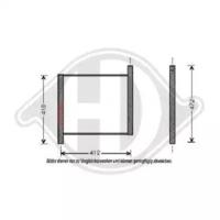 Diederichs 8160511 Радіатор охолодження двигуна Diederichs 8160511 Радіатор охолодження двигуна