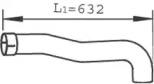 Dinex 47256 Exhaust pipe