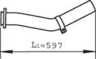 Dinex 47260 Exhaust pipe