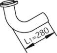 Dinex 47280 Exhaust pipe
