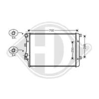 Diederichs 8221405 Радіатор охолодження двигуна Diederichs 8221405 Радіатор охолодження двигуна