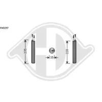 Diederichs 8225501 Receiver tank air conditioner