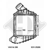 Diederichs 8226506 Радіатор інтеркулера
