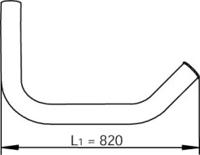 Dinex 47645 Випускна труба відпрацьованих газів Dinex 47645 Випускна труба відпрацьованих газів