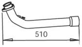 Dinex 48155 Exhaust pipe