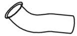 Dinex 48159 Exhaust pipe