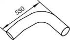 Dinex 48215 Exhaust pipe