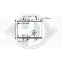 Diederichs 8349705 Радіатор Diederichs 8349705 Радіатор