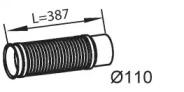 Dinex 48228 Exhaust pipe
