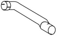 Dinex 48258 Exhaust pipe Dinex 48258 Exhaust pipe