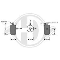 Diederichs 8406002 Осушувач кондиціонера Diederichs 8406002 Осушувач кондиціонера