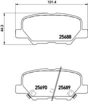 Pagid T2237 Brake pads
