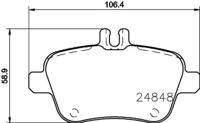 Pagid T2418 Brake pads