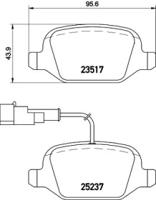 Pagid T3136 Brake pads