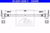 Ate 83.6201-0300.3 Шланг гальмівний