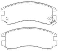 Aisin ASN-183 Колодки тормозные