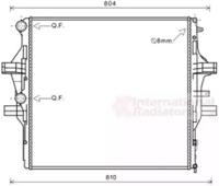 Van Wezel 28002125 Радіатор охолодження двигуна