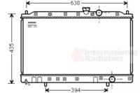 Van Wezel 32002237 Радіатор