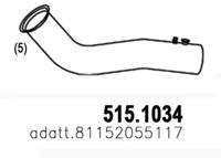 Asso 515.1034 Exhaust pipe Asso 515.1034 Exhaust pipe