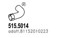 Asso 515.5014 Выпускная труба отработанных газов