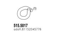 Asso 515.5017 Выпускная труба отработанных газов
