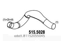 Asso 515.5028 Exhaust pipe