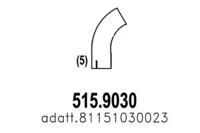 Asso 515.9030 Выпускная труба отработанных газов