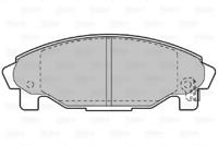 Valeo 598850 Brake pads