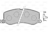 Valeo 598986 Brake pads